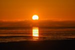 wadden sea, north east coast, sunset
